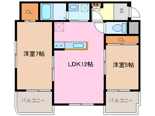 ブルームの物件間取画像